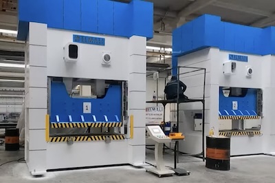 H-frame perforation press